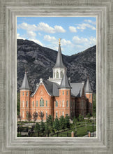 Load image into Gallery viewer, Provo City Center Utah Temple Y Mountain Portrait