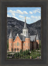 Load image into Gallery viewer, Provo City Center Utah Temple Y Mountain Portrait