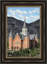 Load image into Gallery viewer, Provo City Center Utah Temple Y Mountain Portrait