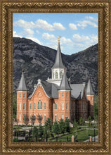 Load image into Gallery viewer, Provo City Center Utah Temple Y Mountain Portrait