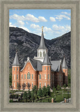 Load image into Gallery viewer, Provo City Center Utah Temple Y Mountain Portrait
