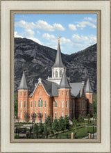 Load image into Gallery viewer, Provo City Center Utah Temple Y Mountain Portrait