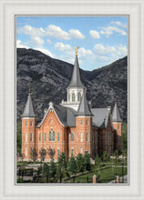 Load image into Gallery viewer, Provo City Center Utah Temple Y Mountain Portrait