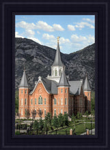 Load image into Gallery viewer, Provo City Center Utah Temple Y Mountain Portrait