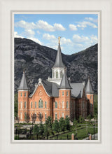 Load image into Gallery viewer, Provo City Center Utah Temple Y Mountain Portrait