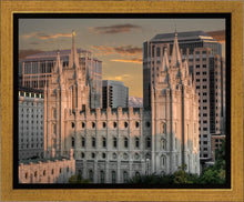 Load image into Gallery viewer, Salt Lake City Utah Temple A Mighty Refuge Gallery Wrap