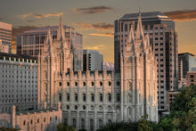 Load image into Gallery viewer, Salt Lake City Utah Temple A Mighty Refuge Gallery Wrap