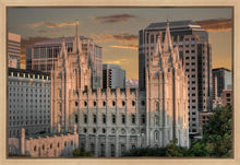 Load image into Gallery viewer, Salt Lake City Utah Temple A Mighty Refuge Gallery Wrap
