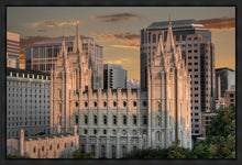Load image into Gallery viewer, Salt Lake City Utah Temple A Mighty Refuge Gallery Wrap