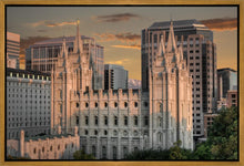 Load image into Gallery viewer, Salt Lake City Utah Temple A Mighty Refuge Gallery Wrap