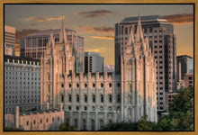 Load image into Gallery viewer, Salt Lake City Utah Temple A Mighty Refuge Gallery Wrap