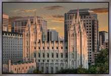 Load image into Gallery viewer, Salt Lake City Utah Temple A Mighty Refuge Gallery Wrap