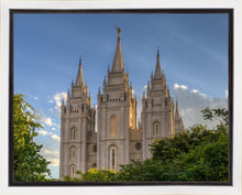 Load image into Gallery viewer, Salt Lake City Utah Temple In His Light Gallery Wrap