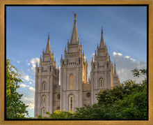 Load image into Gallery viewer, Salt Lake City Utah Temple In His Light Gallery Wrap