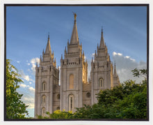 Load image into Gallery viewer, Salt Lake City Utah Temple In His Light Gallery Wrap