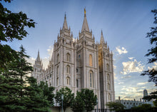 Load image into Gallery viewer, Salt Lake City Utah Temple Rays of Light