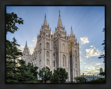 Load image into Gallery viewer, Salt Lake City Utah Temple Rays of Light Gallery Wrap