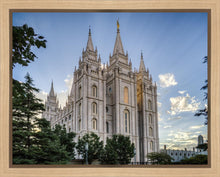 Load image into Gallery viewer, Salt Lake City Utah Temple Rays of Light Gallery Wrap