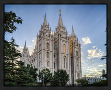 Load image into Gallery viewer, Salt Lake City Utah Temple Rays of Light Gallery Wrap