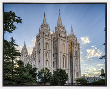 Load image into Gallery viewer, Salt Lake City Utah Temple Rays of Light Gallery Wrap