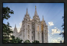 Load image into Gallery viewer, Salt Lake City Utah Temple Rays of Light Gallery Wrap