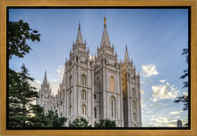 Load image into Gallery viewer, Salt Lake City Utah Temple Rays of Light Gallery Wrap