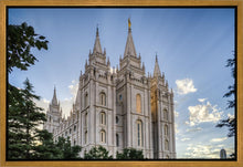 Load image into Gallery viewer, Salt Lake City Utah Temple Rays of Light Gallery Wrap