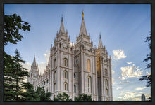 Load image into Gallery viewer, Salt Lake City Utah Temple Rays of Light Gallery Wrap