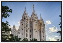 Load image into Gallery viewer, Salt Lake City Utah Temple Rays of Light Gallery Wrap