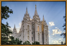 Load image into Gallery viewer, Salt Lake City Utah Temple Rays of Light Gallery Wrap