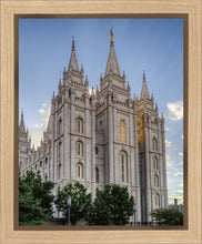 Load image into Gallery viewer, Salt Lake City Utah Temple Rays of Light Portrait Gallery Wrap