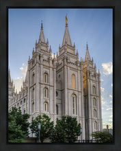 Load image into Gallery viewer, Salt Lake City Utah Temple Rays of Light Portrait Gallery Wrap