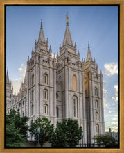 Load image into Gallery viewer, Salt Lake City Utah Temple Rays of Light Portrait Gallery Wrap
