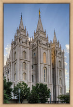Load image into Gallery viewer, Salt Lake City Utah Temple Rays of Light Portrait Gallery Wrap