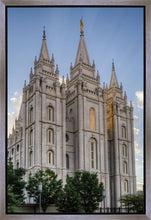 Load image into Gallery viewer, Salt Lake City Utah Temple Rays of Light Portrait Gallery Wrap