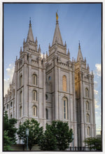 Load image into Gallery viewer, Salt Lake City Utah Temple Rays of Light Portrait Gallery Wrap