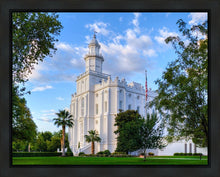 Load image into Gallery viewer, St. George Utah Temple House of Angels Gallery Wrap