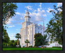 Load image into Gallery viewer, St. George Utah Temple House of Angels Gallery Wrap