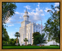 Load image into Gallery viewer, St. George Utah Temple House of Angels Gallery Wrap