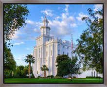 Load image into Gallery viewer, St. George Utah Temple House of Angels Gallery Wrap