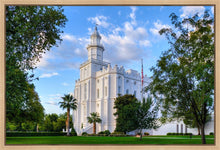 Load image into Gallery viewer, St. George Utah Temple House of Angels Gallery Wrap