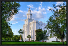 Load image into Gallery viewer, St. George Utah Temple House of Angels Gallery Wrap