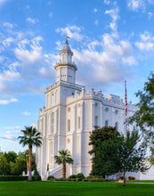 Load image into Gallery viewer, St. George Utah Temple House of Angels Portrait Gallery Wrap