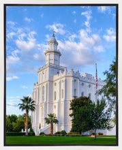 Load image into Gallery viewer, St. George Utah Temple House of Angels Portrait Gallery Wrap