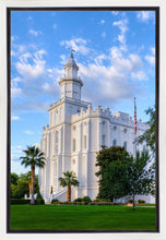 Load image into Gallery viewer, St. George Utah Temple House of Angels Portrait Gallery Wrap