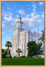 Load image into Gallery viewer, St. George Utah Temple House of Angels Portrait Gallery Wrap