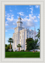Load image into Gallery viewer, St. George Utah Temple House of Angels Portrait