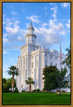 Load image into Gallery viewer, St. George Utah Temple House of Angels Portrait Gallery Wrap
