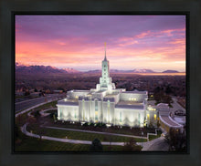 Load image into Gallery viewer, Mt Timpanogos Winter Sunset Aerial