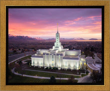 Load image into Gallery viewer, Mt Timpanogos Winter Sunset Aerial